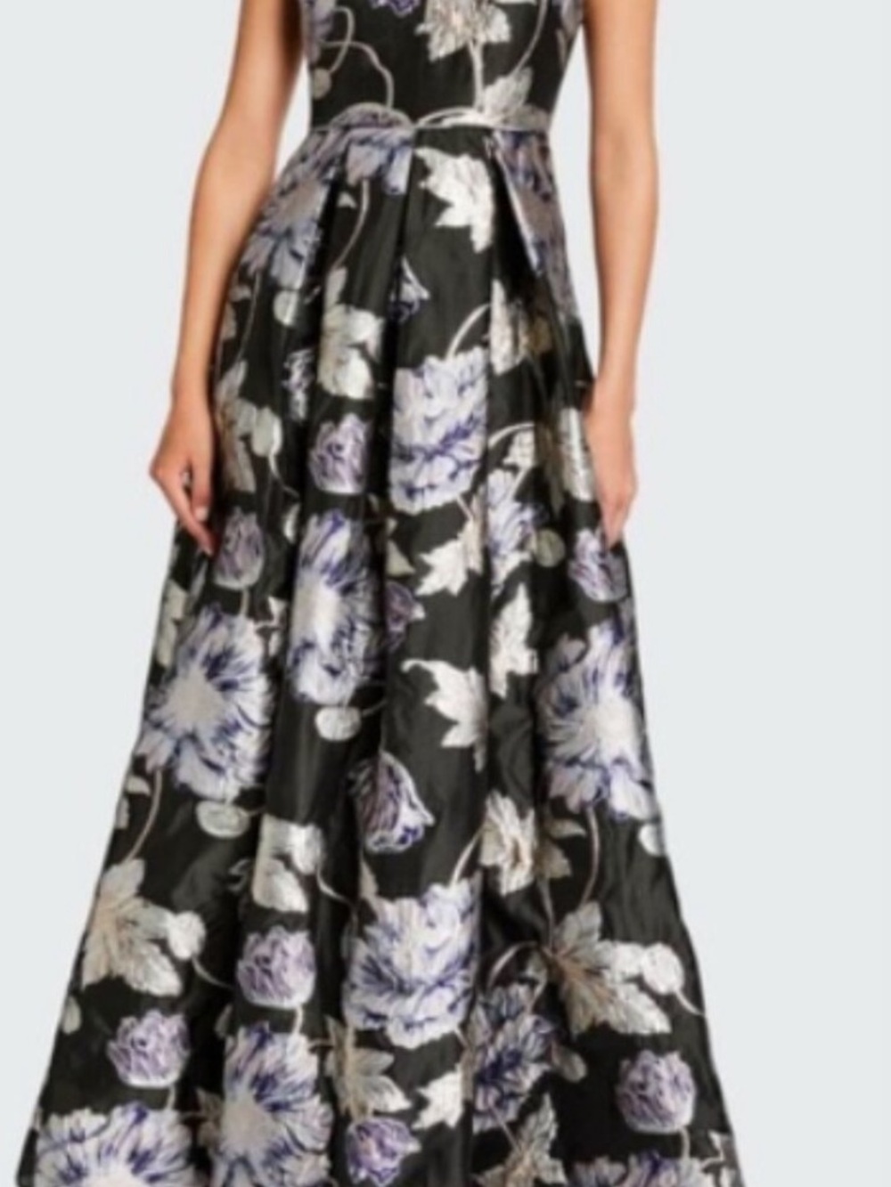 Aiden Mattox floral gown sz 8 wedding guest bonus pockets